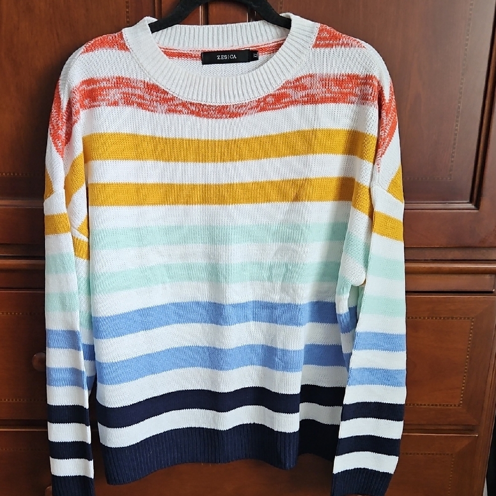 Colorful Striped Sweater